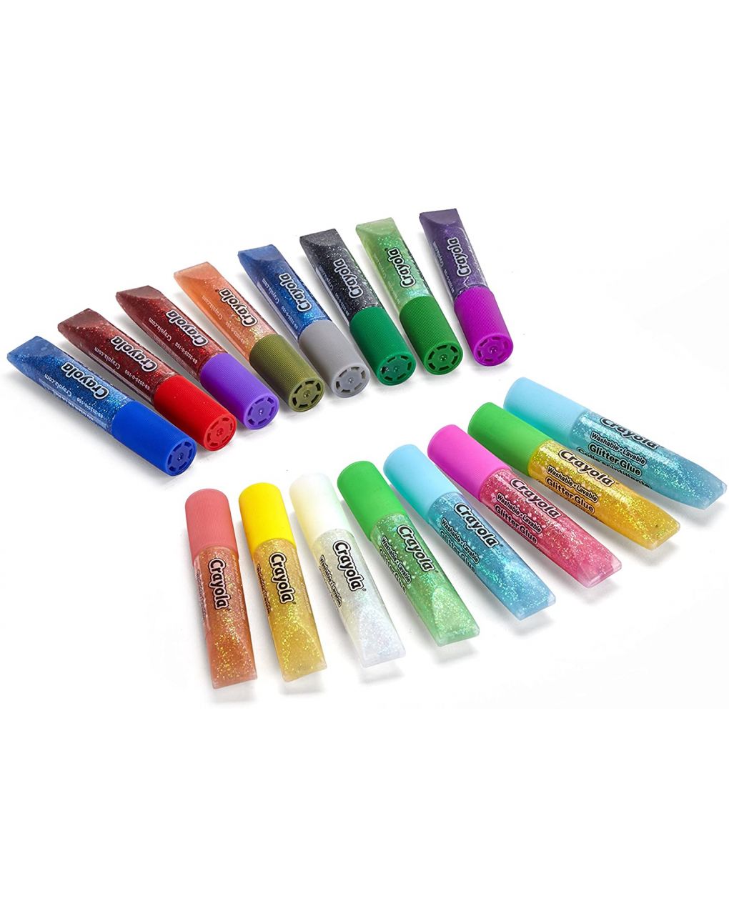 Crayola - 16 mini colle glitter lavabili