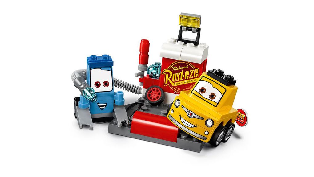 Lego® juniors - il pit stop di guido e luigi (4-7 anni)