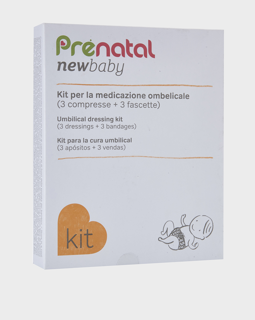 Mini kit per la medicazione ombelicale