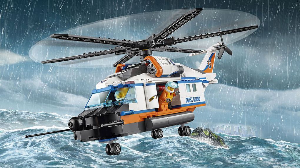 Lego® city - elicottero della guardia costiera (6-12 anni)
