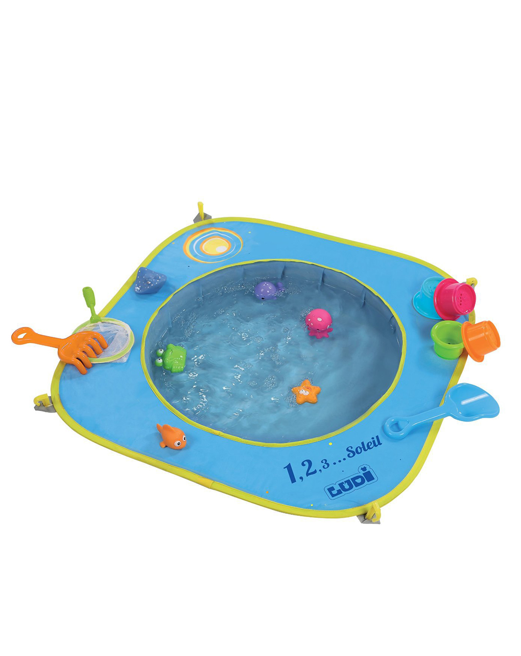 Pataugeoire 123 soleil piscinetta 6m+