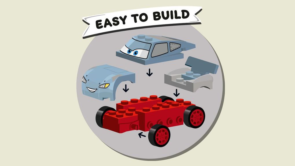 Lego® juniors - test di velocità a picco willy (4-7 anni)