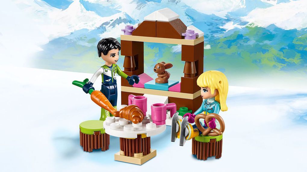 Lego® friends - la pista di pattinaggio del villaggio invernale (6-12 anni)