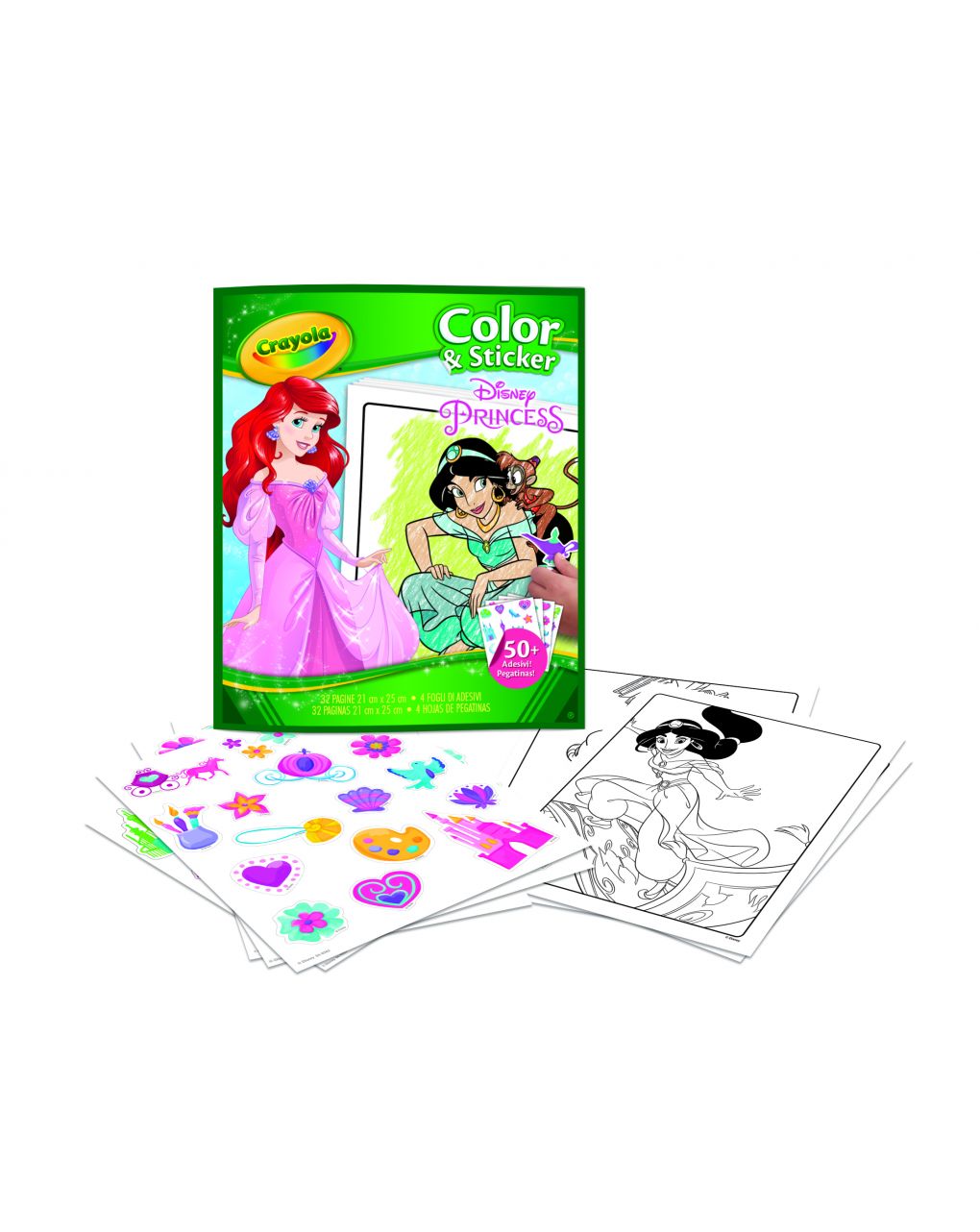 Crayola - album ass.to con adesivi