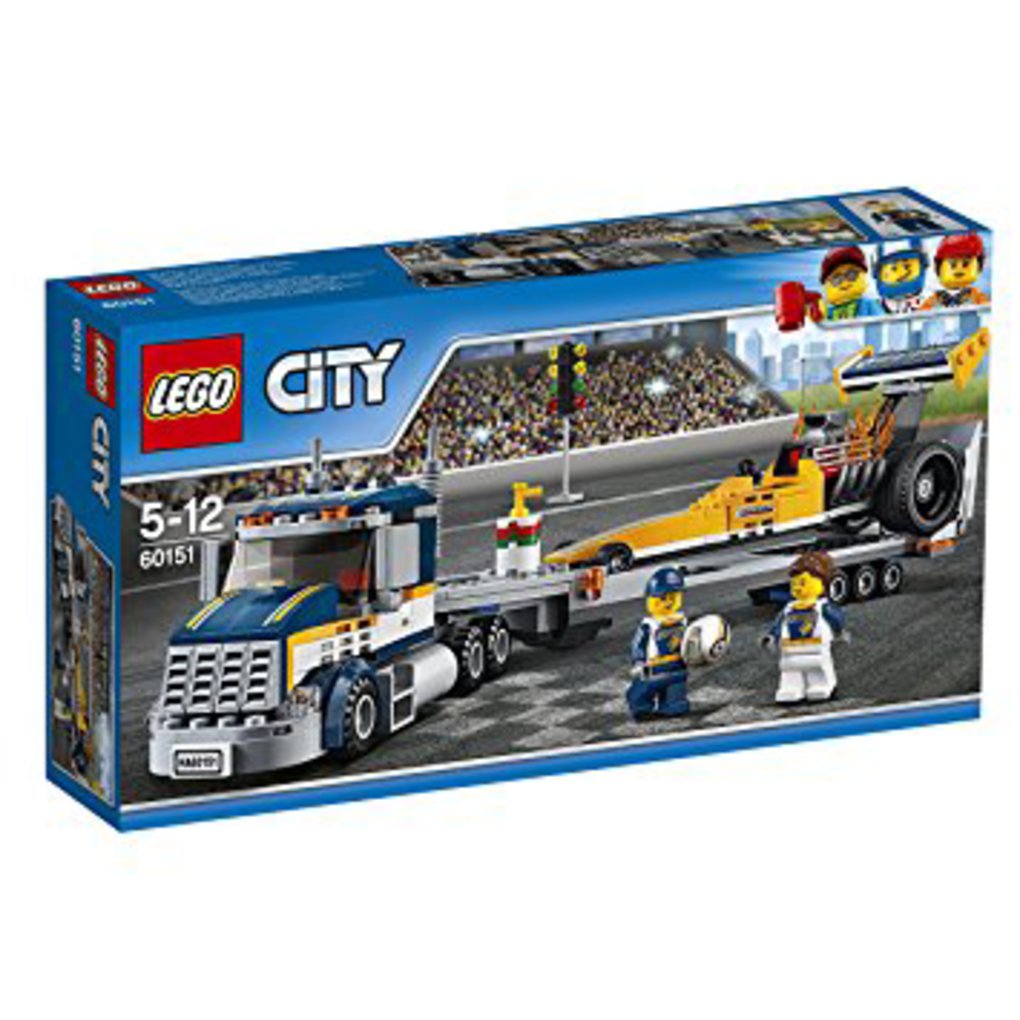 Lego® city - trasportatore di dragster (5-12 anni)