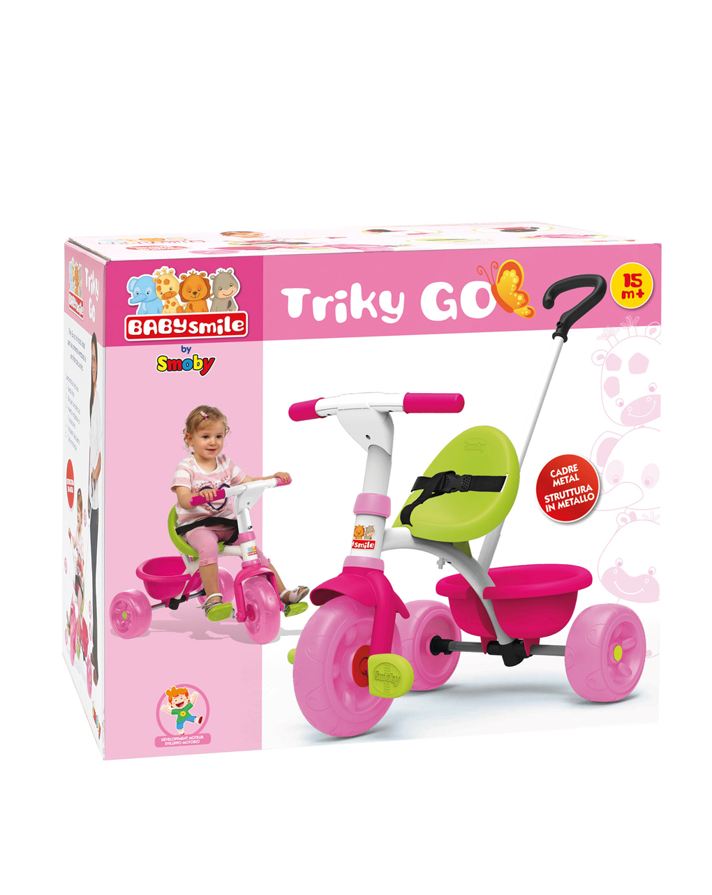 Triciclo triky go girl (18m+)