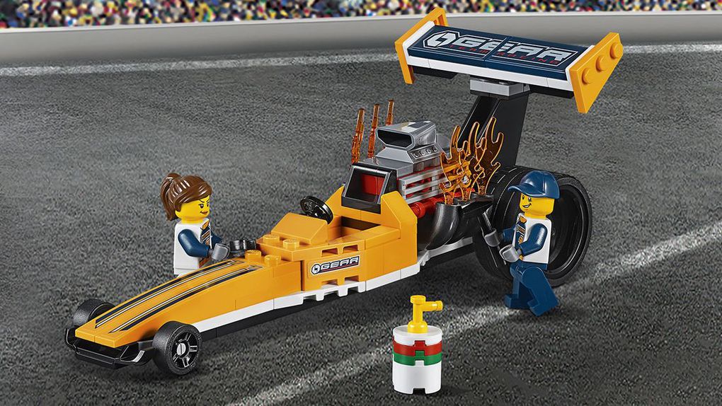 Lego® city - trasportatore di dragster (5-12 anni)