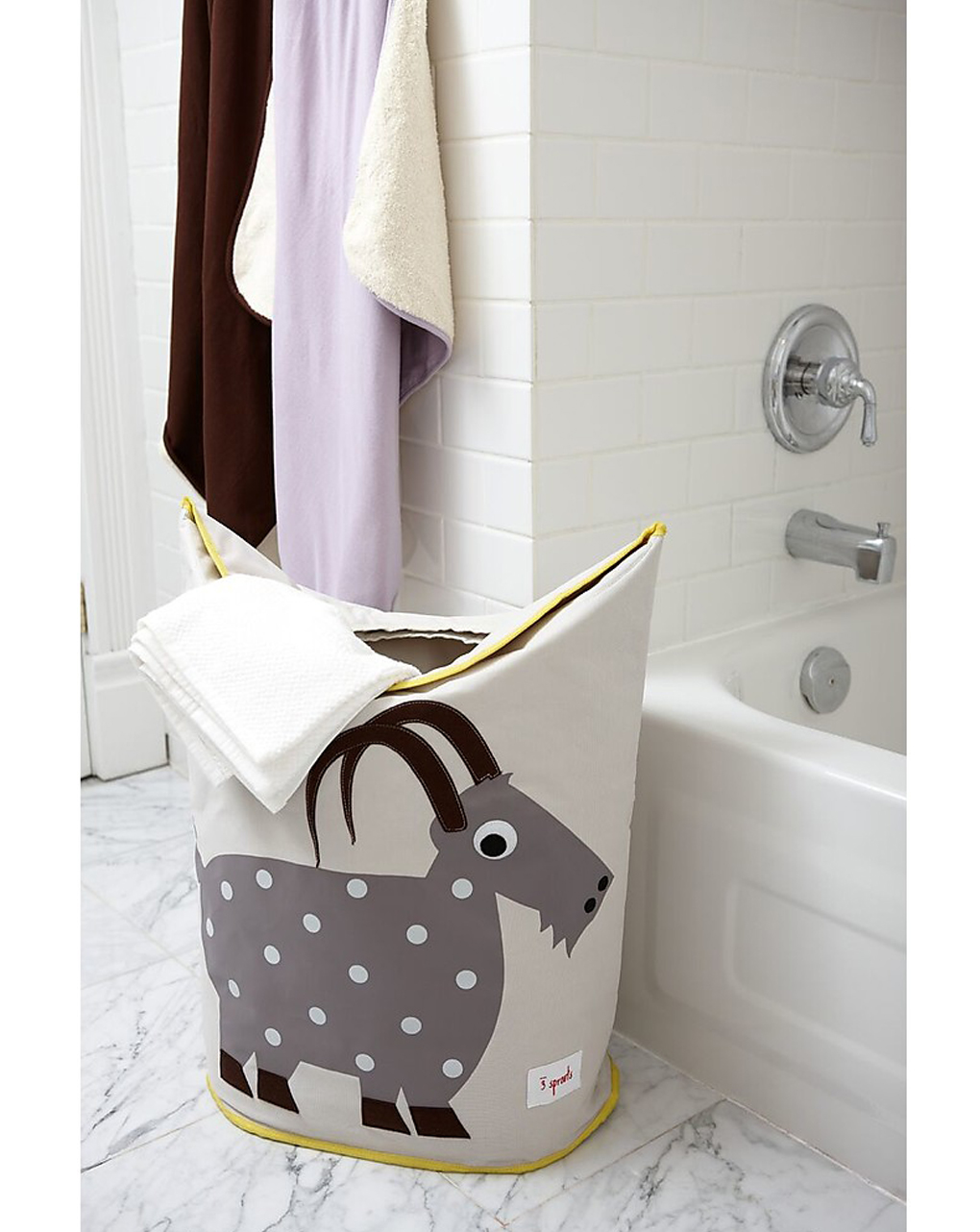 Cesta portabiancheria cerbiatto