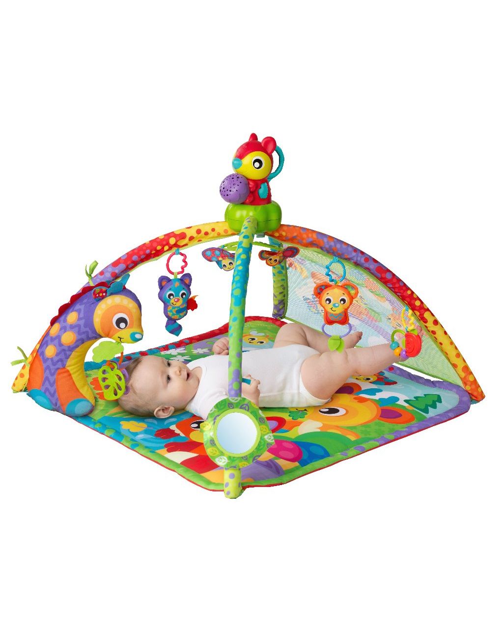 Playgro - woodland music and light projector gym