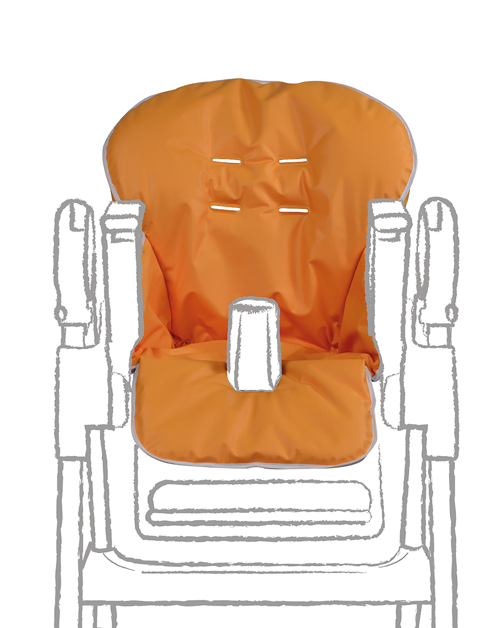 Copri seggiolone in pvc arancione