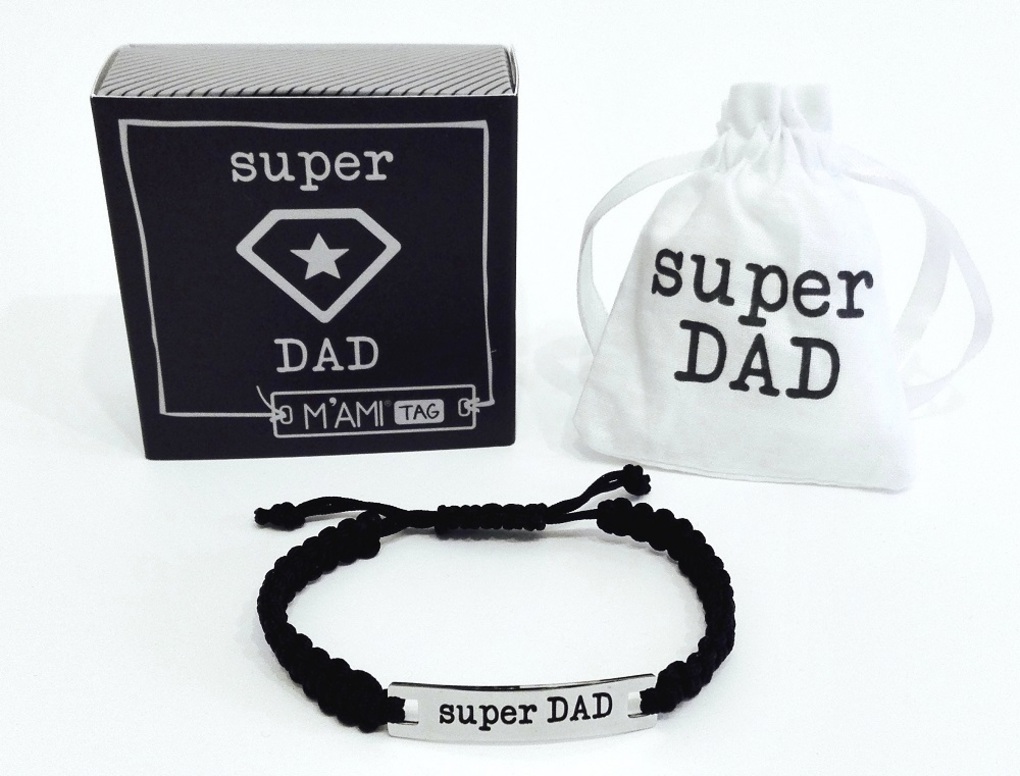 Braccialetto m'ami tag super dad