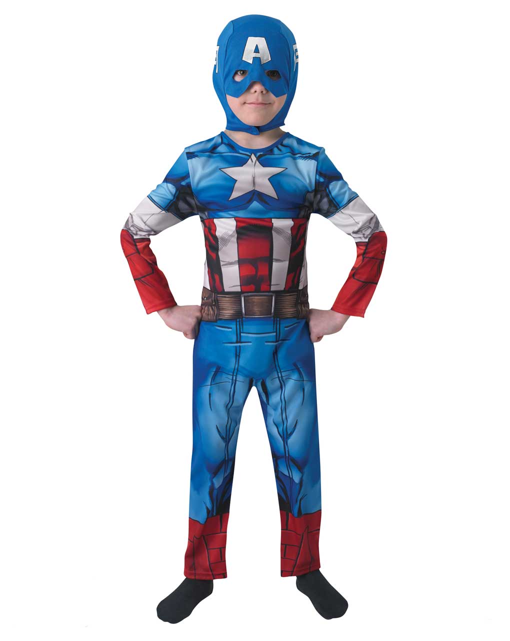 Costume bambino capitan america (taglia s)