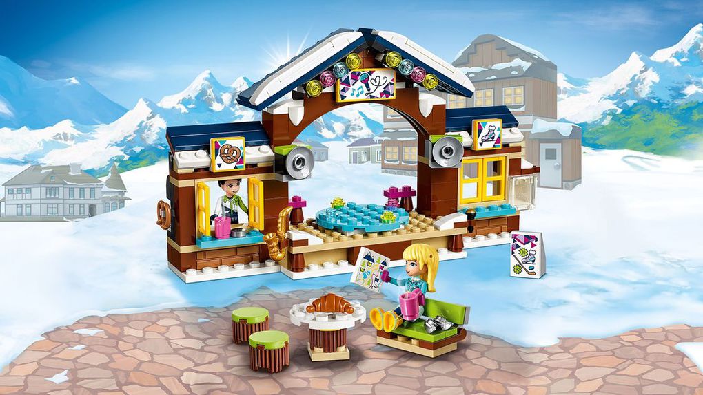 Lego® friends - la pista di pattinaggio del villaggio invernale (6-12 anni)