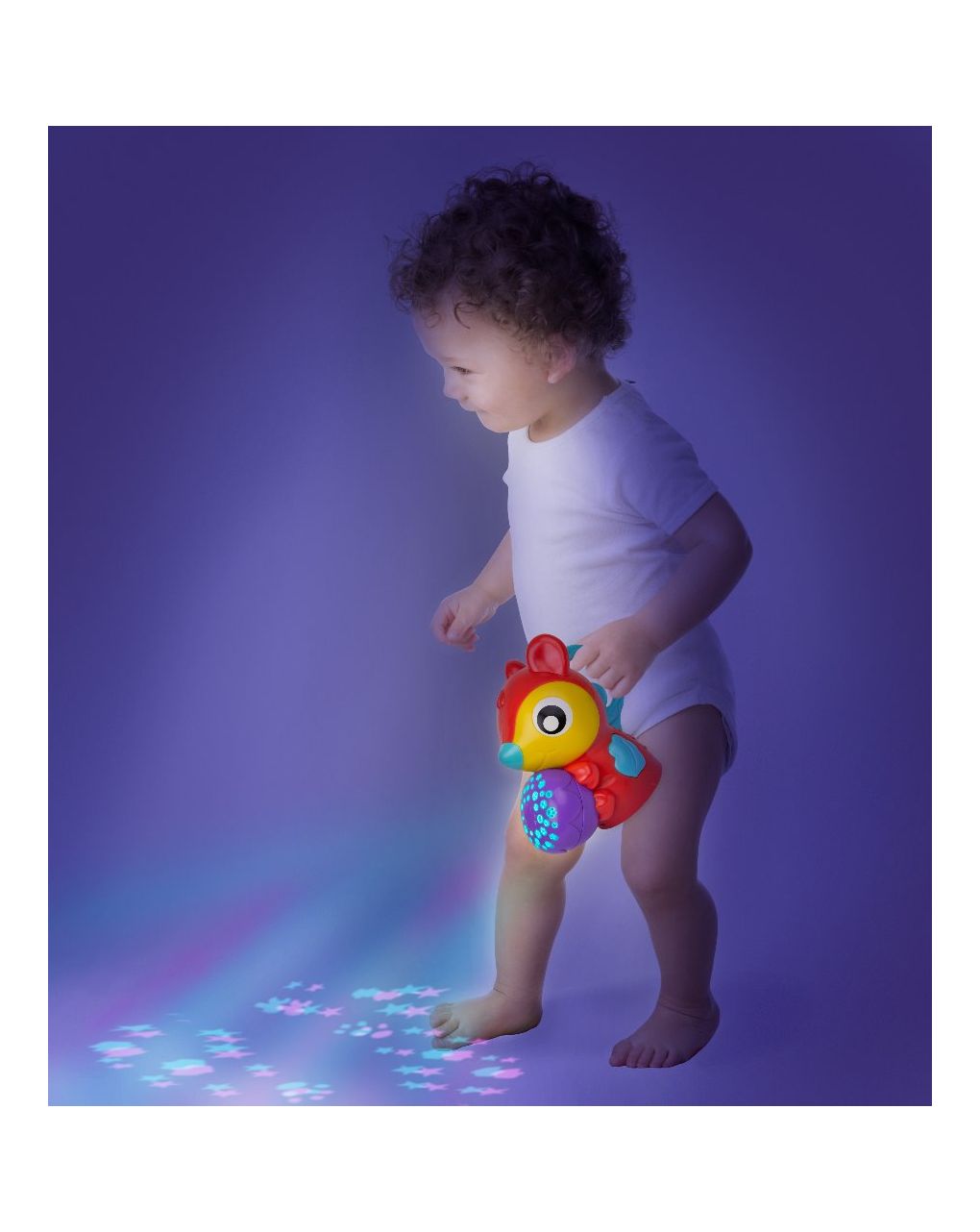 Playgro - woodland music and light projector gym