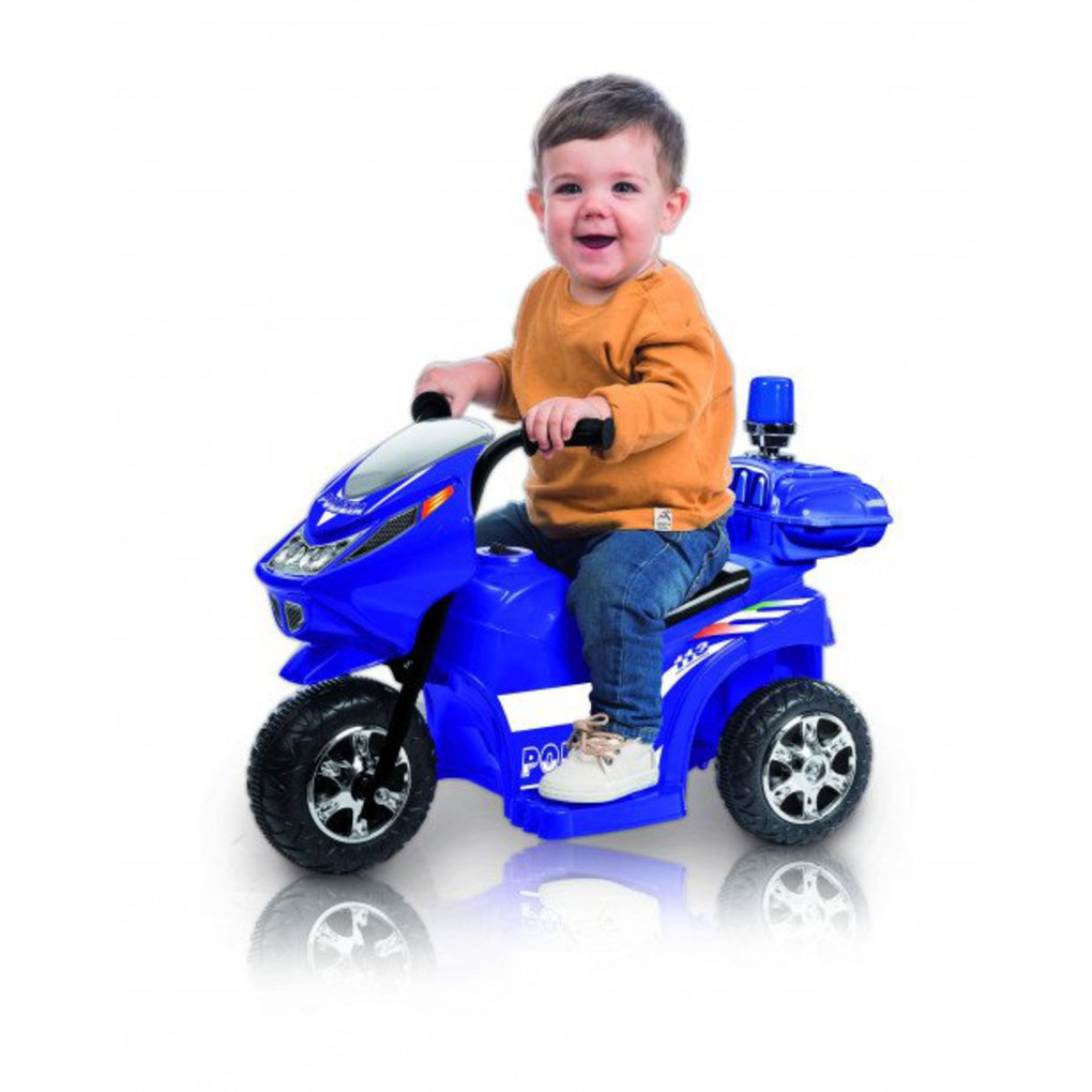 Trimoto polizia 6v luci e suoni