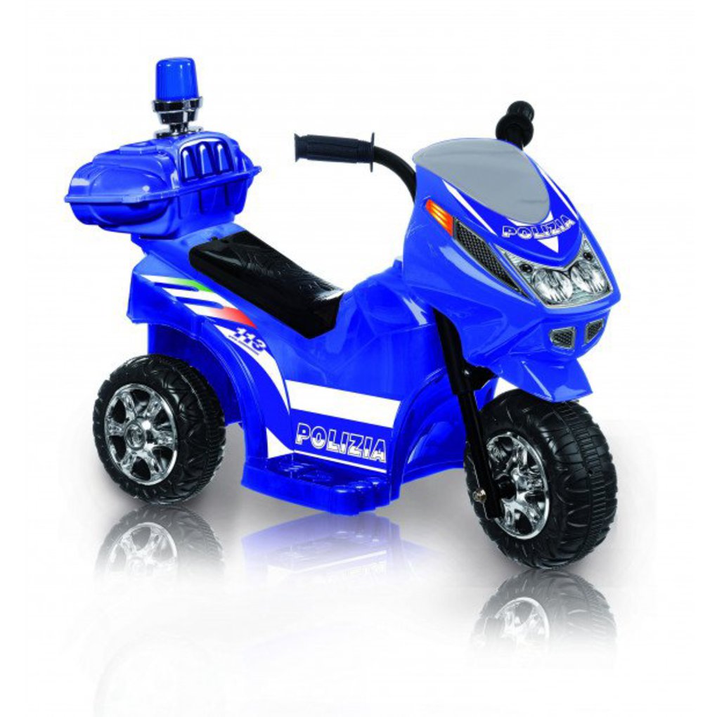 Trimoto polizia 6v luci e suoni