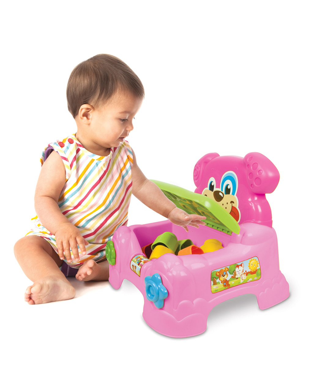 Clemmy - poltroncina porta mattoncini bimba