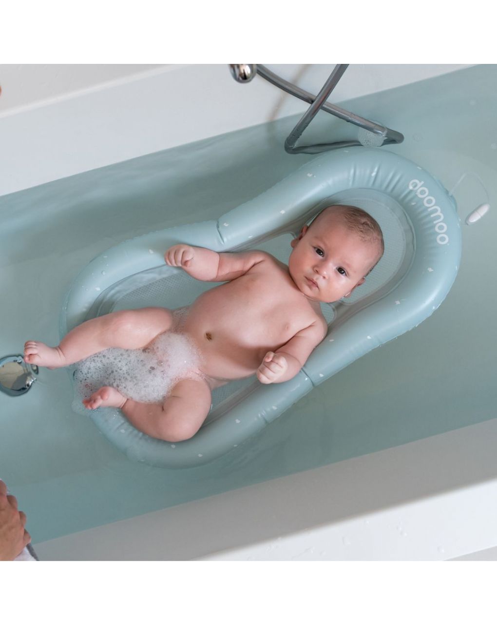 Materassino bagno gonfiabile azzurro - doomooo