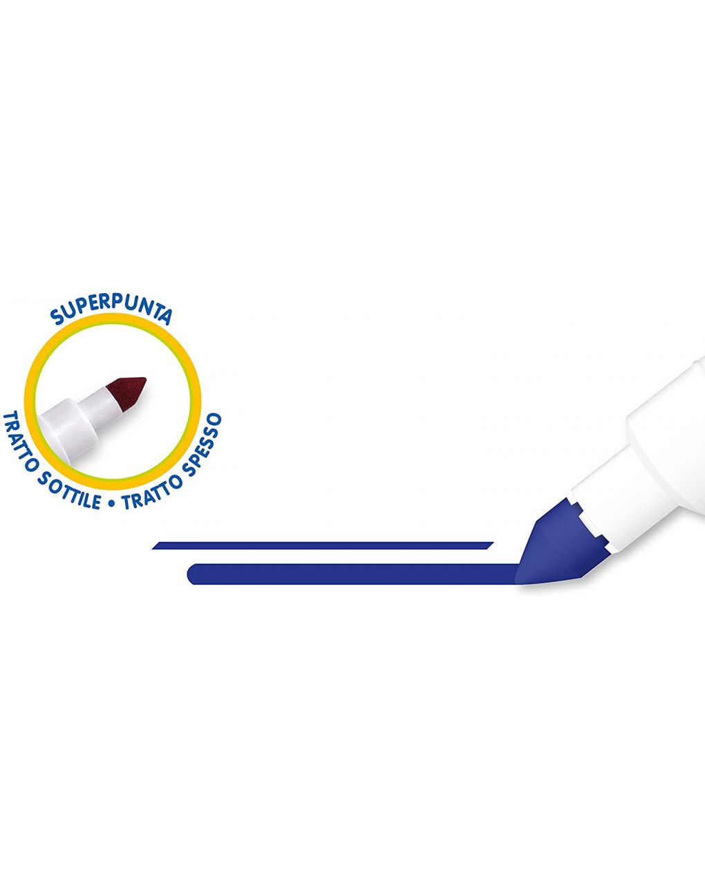 Crayola - 24 colori fibra superpunta