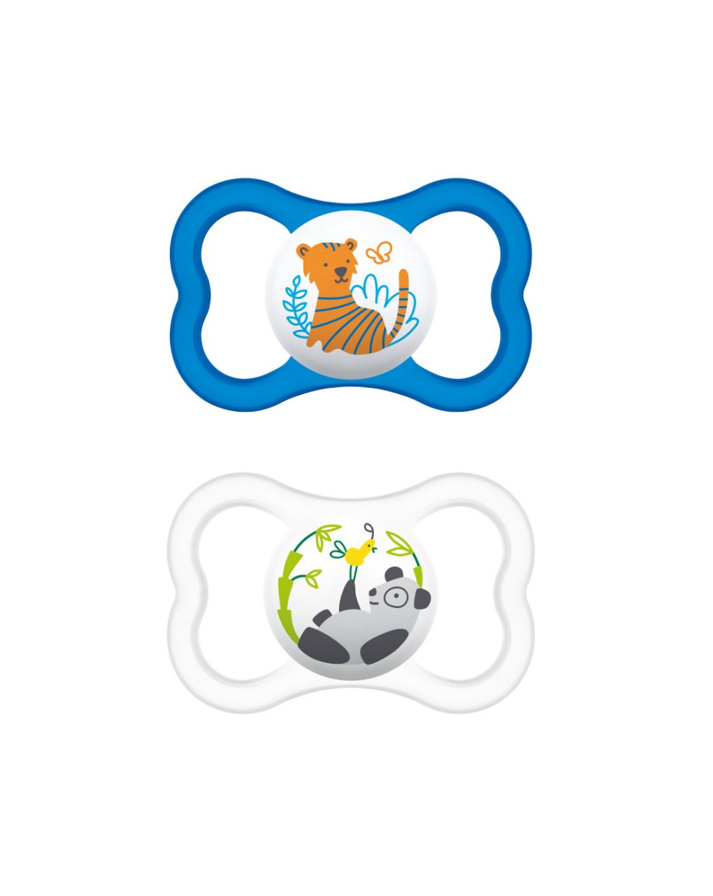 Succhietti air 16+ caucciù conf. doppia blu/bianco