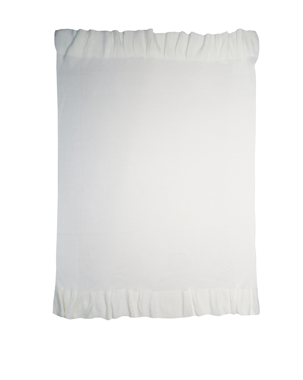 Copertina in cotone con rouches