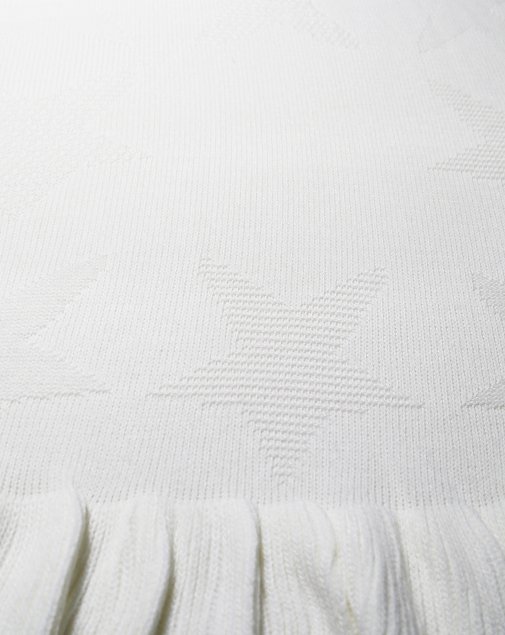 Copertina in cotone con rouches