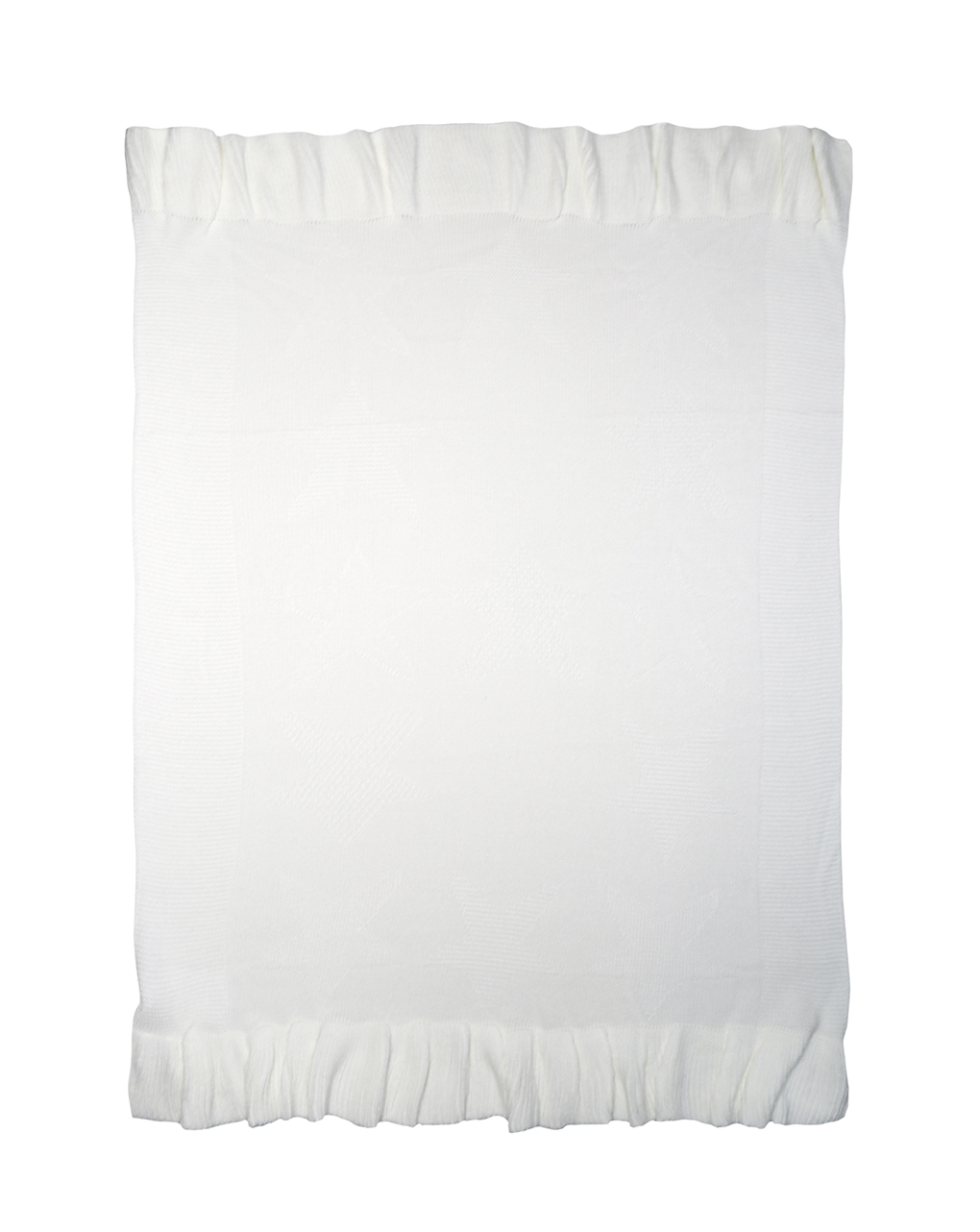 Copertina in cotone con rouches