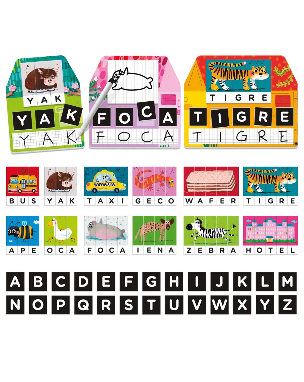 Laboratorio di scrittura montessori. leggo e scrivo con tre metodi divertenti! 3/6 anni - headu