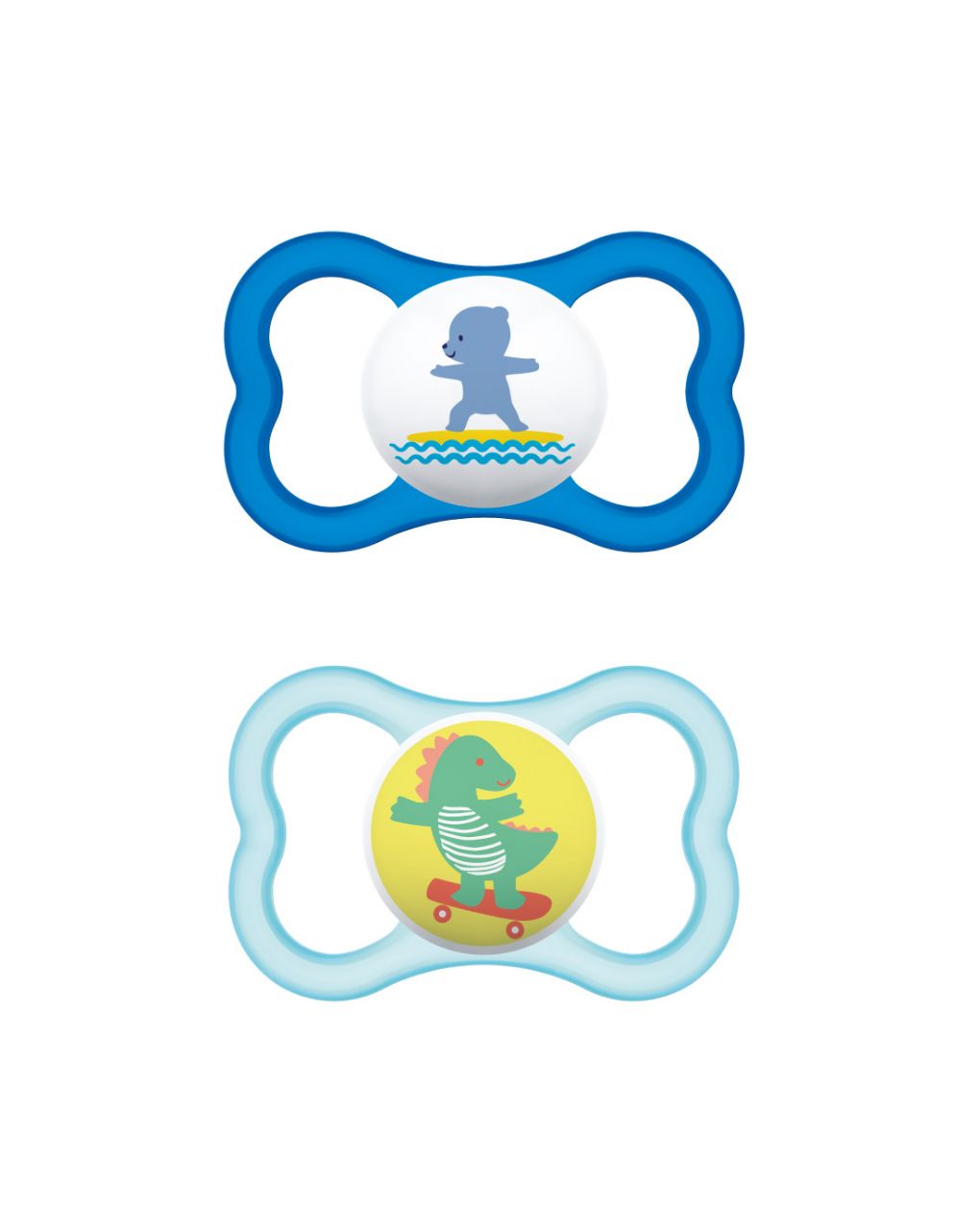 Succhietti air 6+ caucciù conf. doppia azzurro