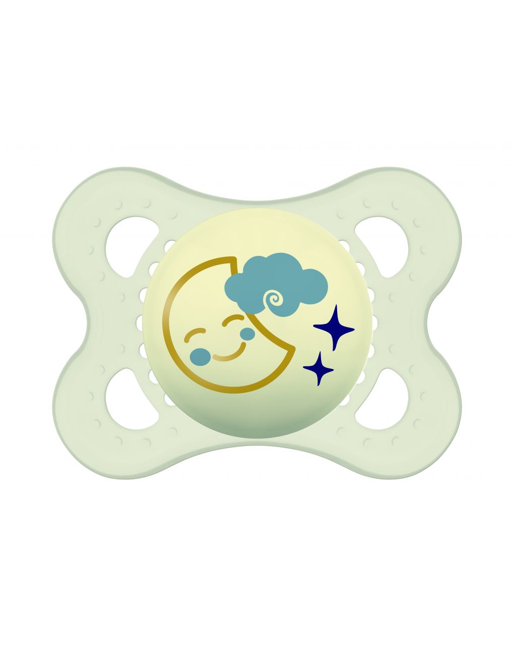 Succhietti original night 2-6m caucciù conf. doppia verde