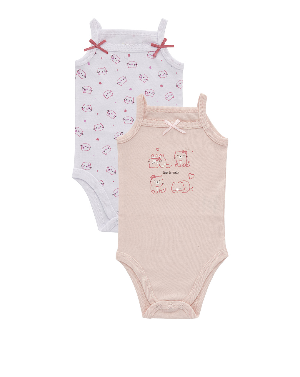 Pack 2 body con spalline strette