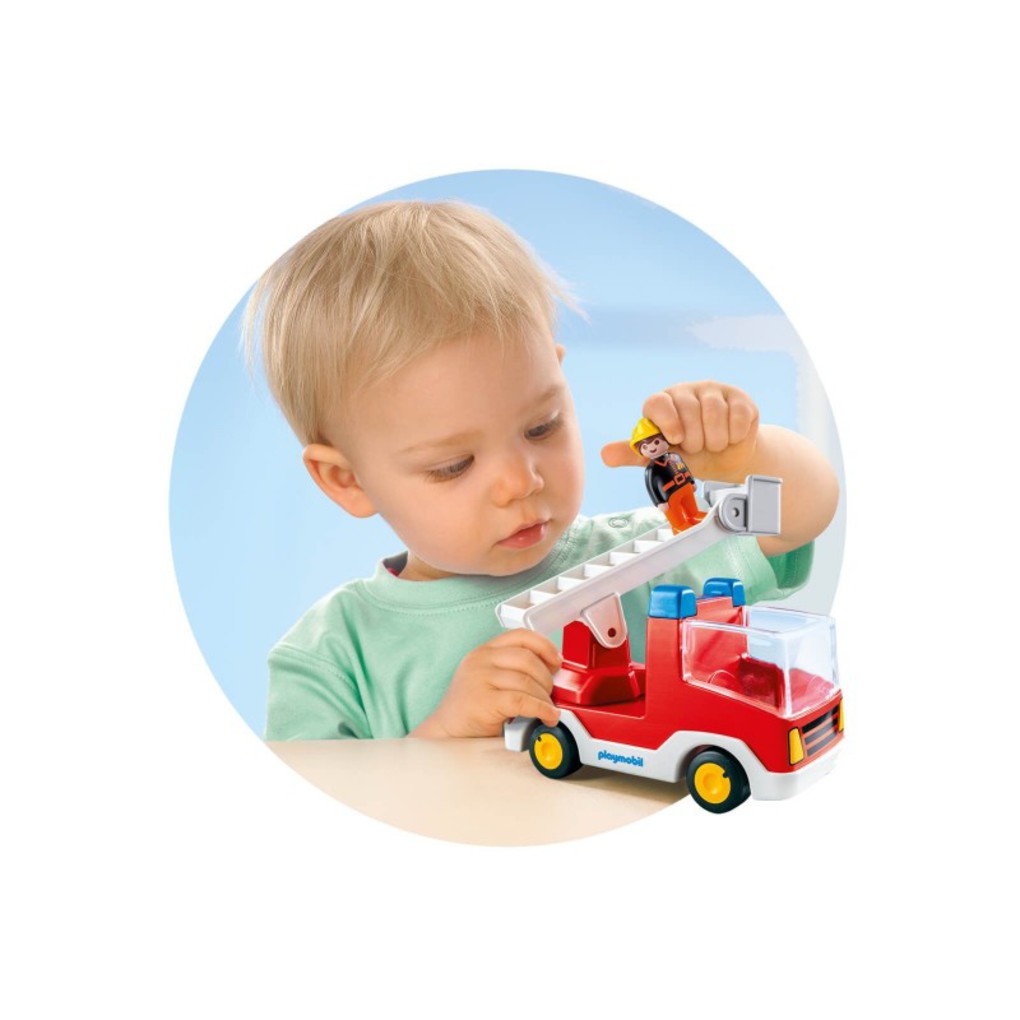 Playmobil - autoscala  pompieri 1.2.3