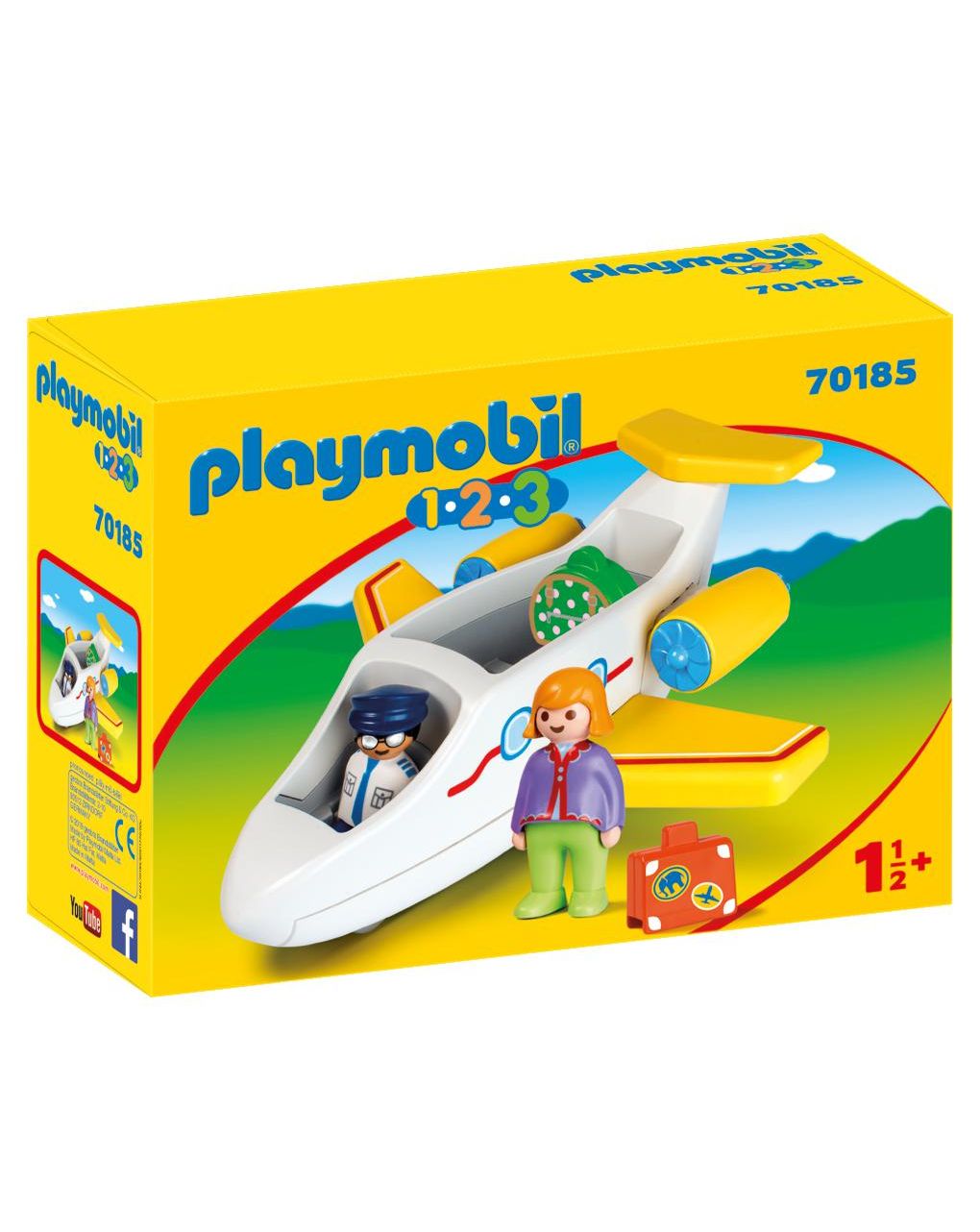 Playmobil - aereo passeggeri 1.2.3