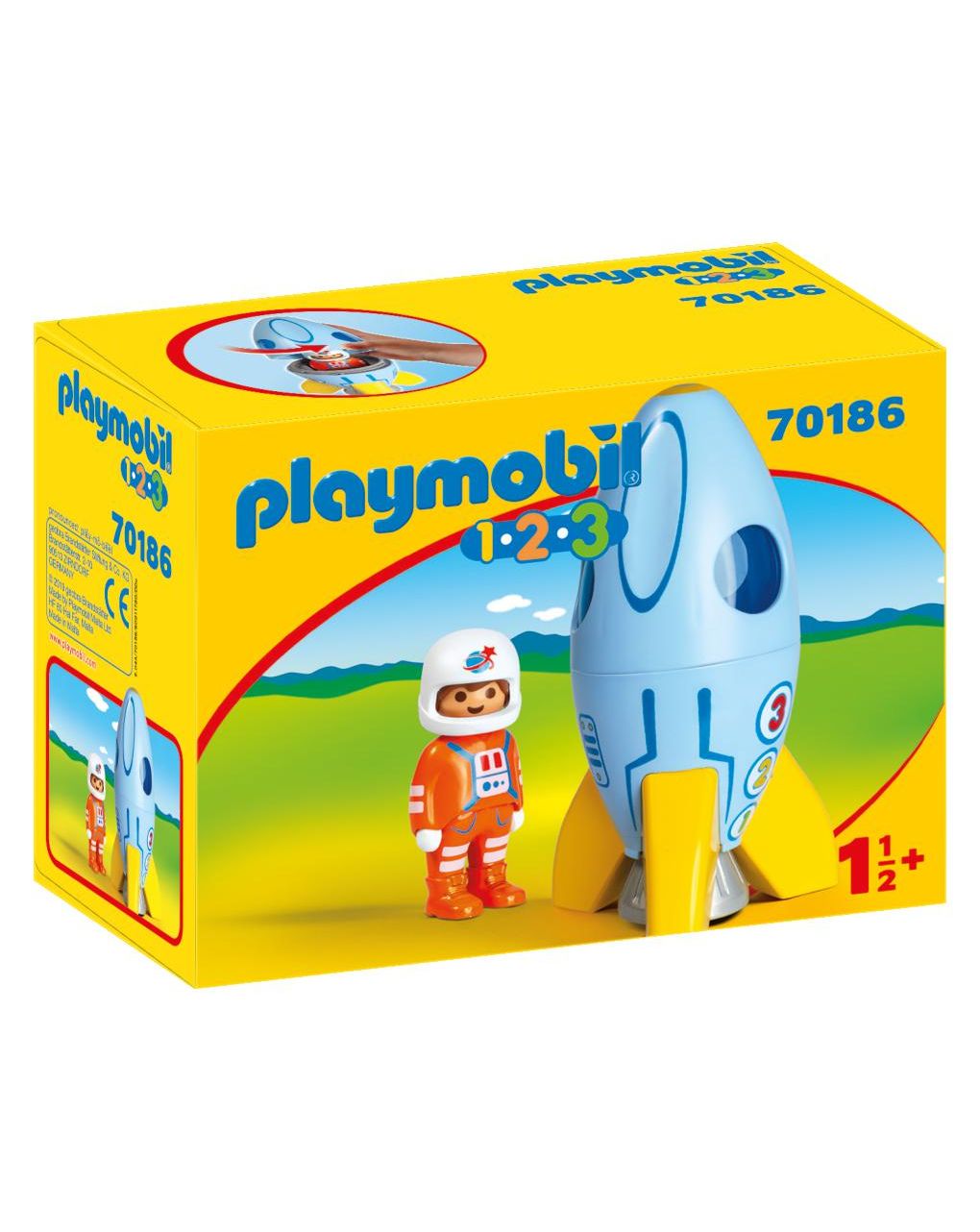 Playmobil - razzo con astronauta 1.2.3