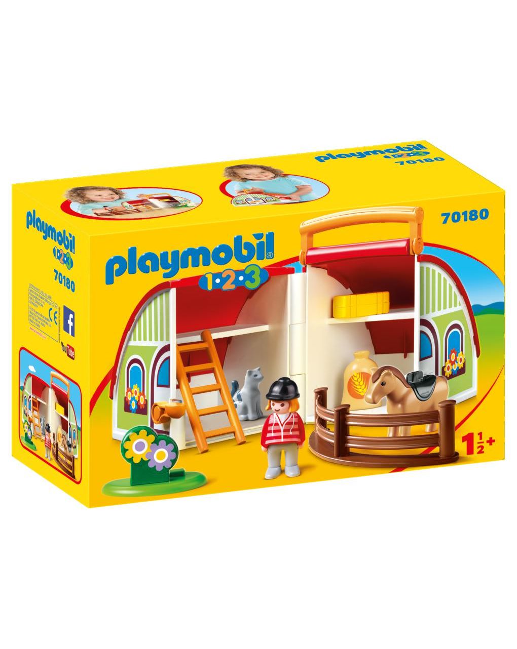 Playmobil - maneggio portatile 1.2.3
