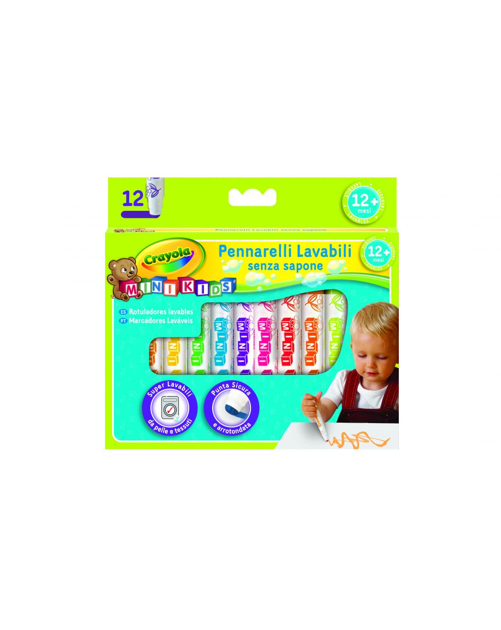 Crayola - 12 colori fibra mini kids