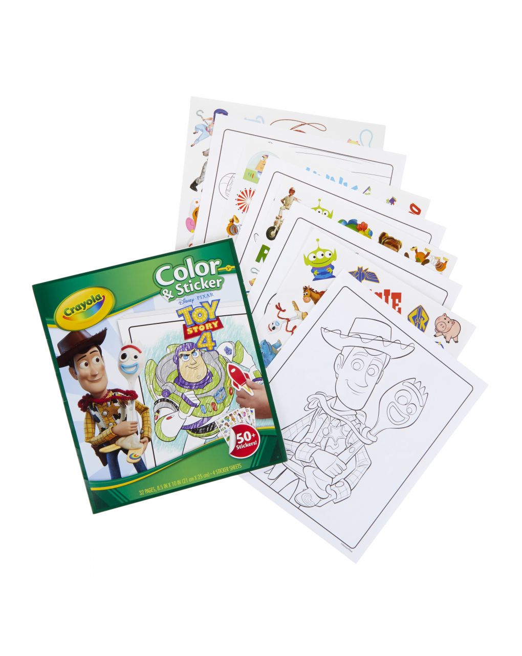 Crayola - album color'n sticker toy story 4