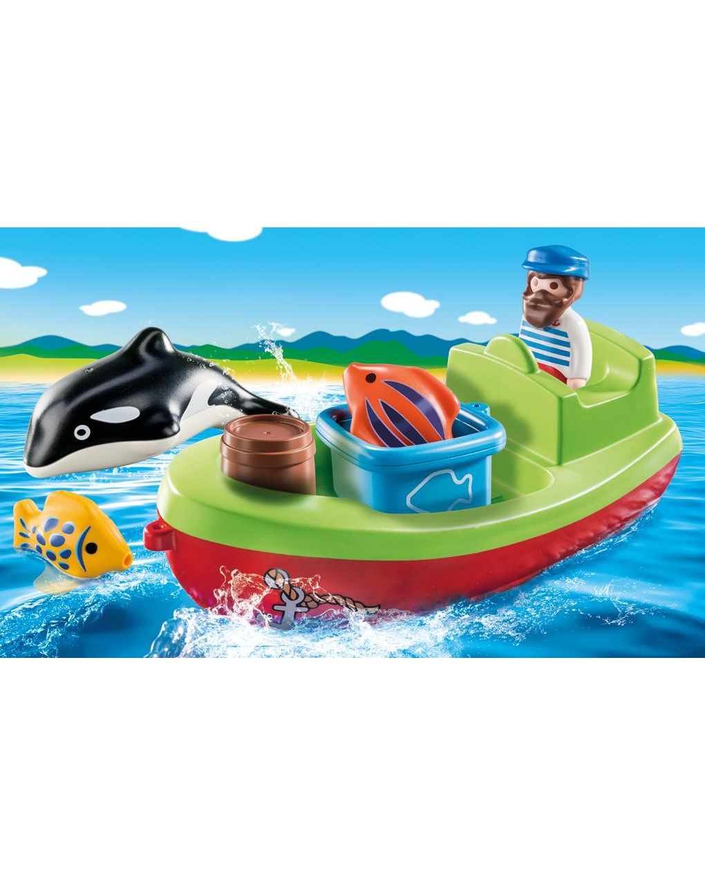Playmobil - barca del pescatore 1.2.3