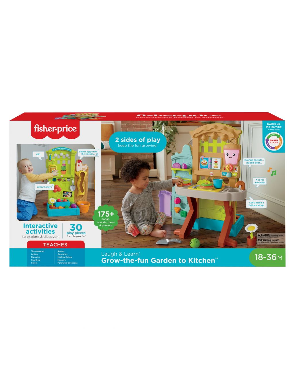 fisher price - orto coltiva e cucina ridi & impara