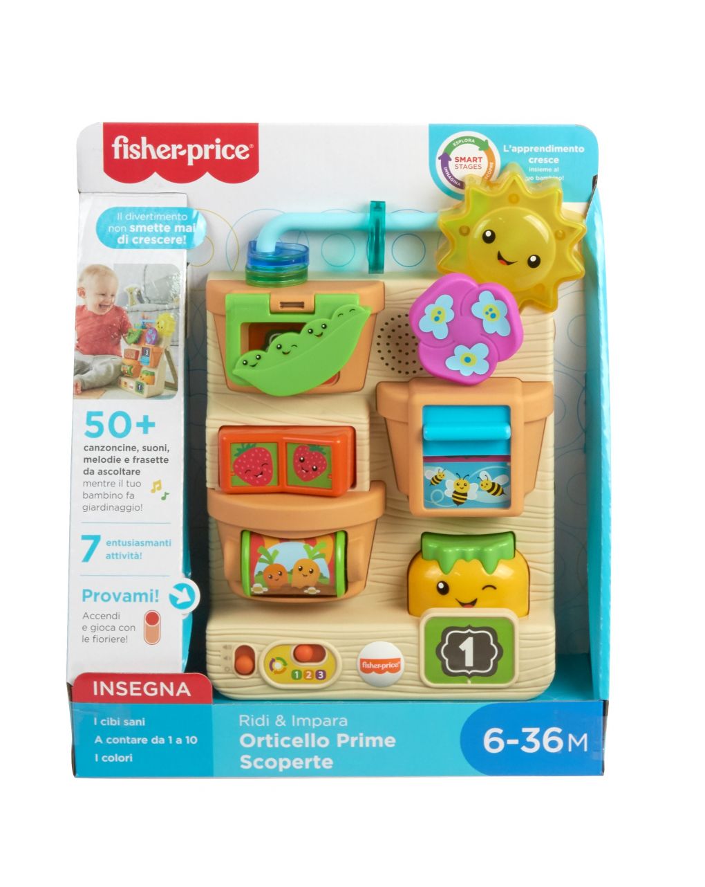 Fisher price - orticello prime scoperte ridi & impara