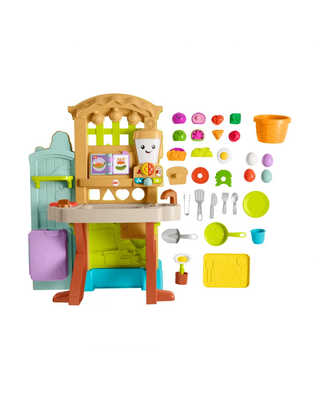 fisher price - orto coltiva e cucina ridi & impara