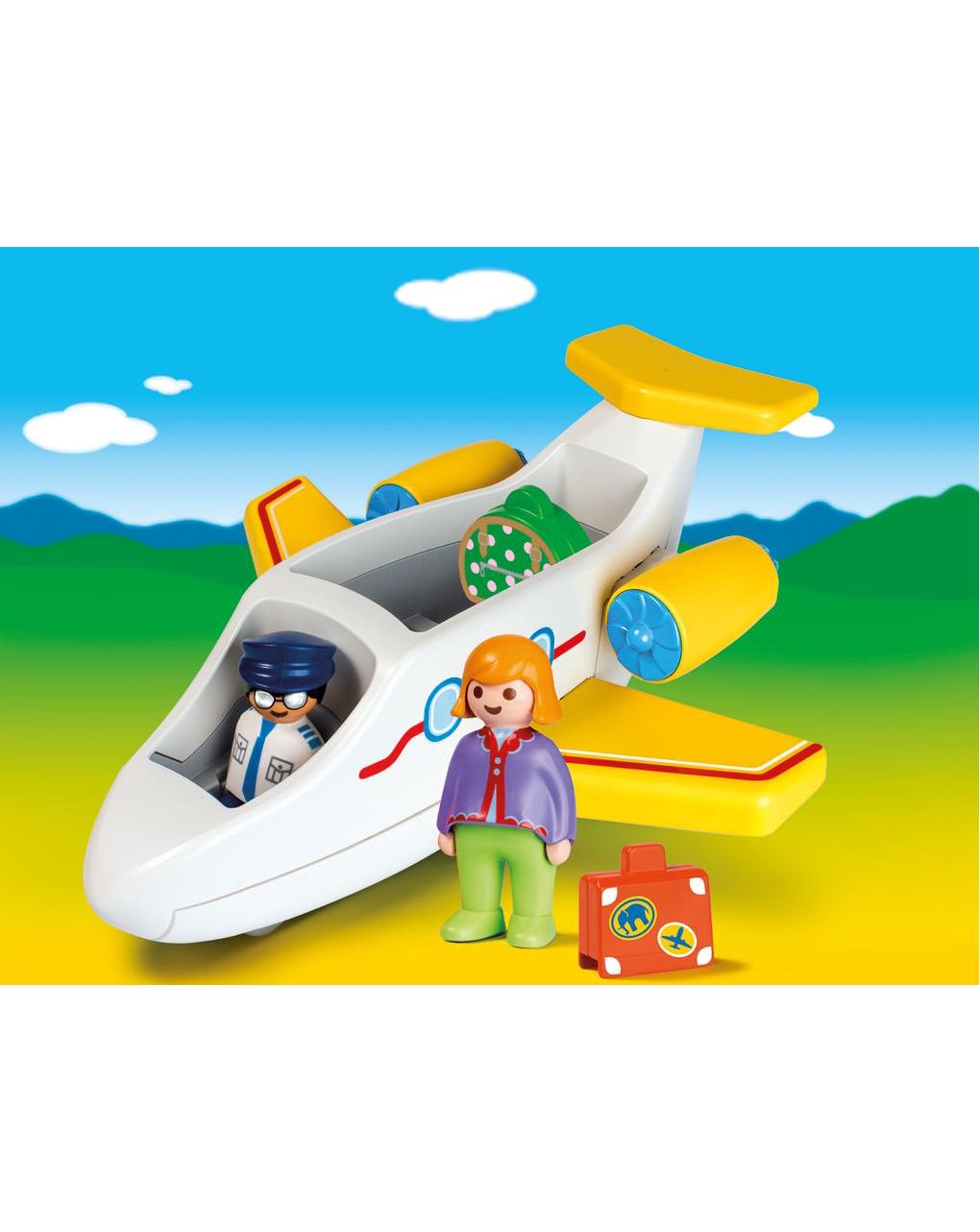 Playmobil - aereo passeggeri 1.2.3