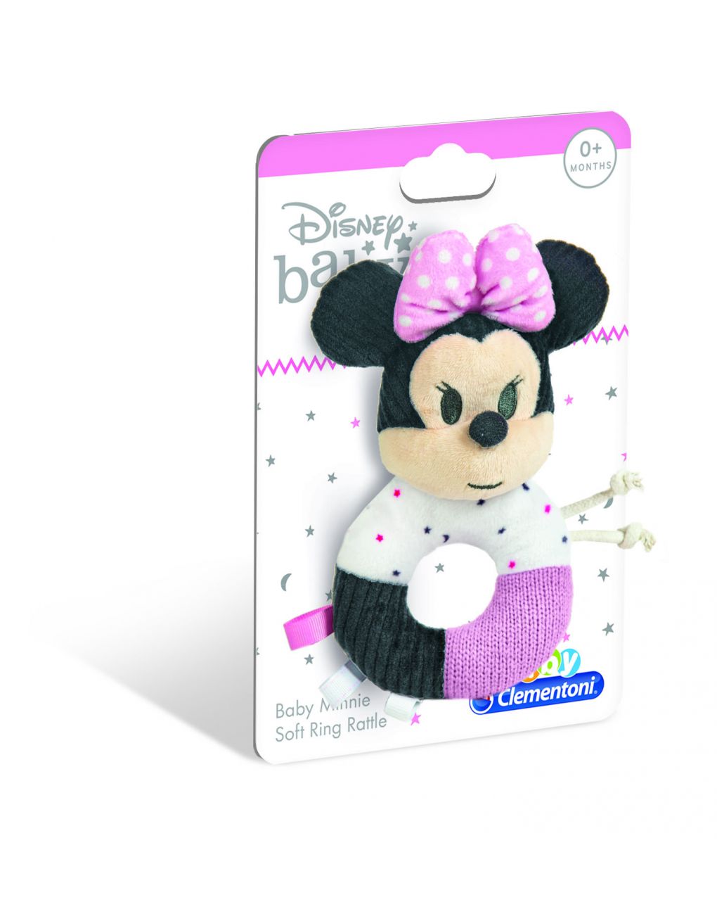 Disney baby - baby minnie morbido anello sonaglino