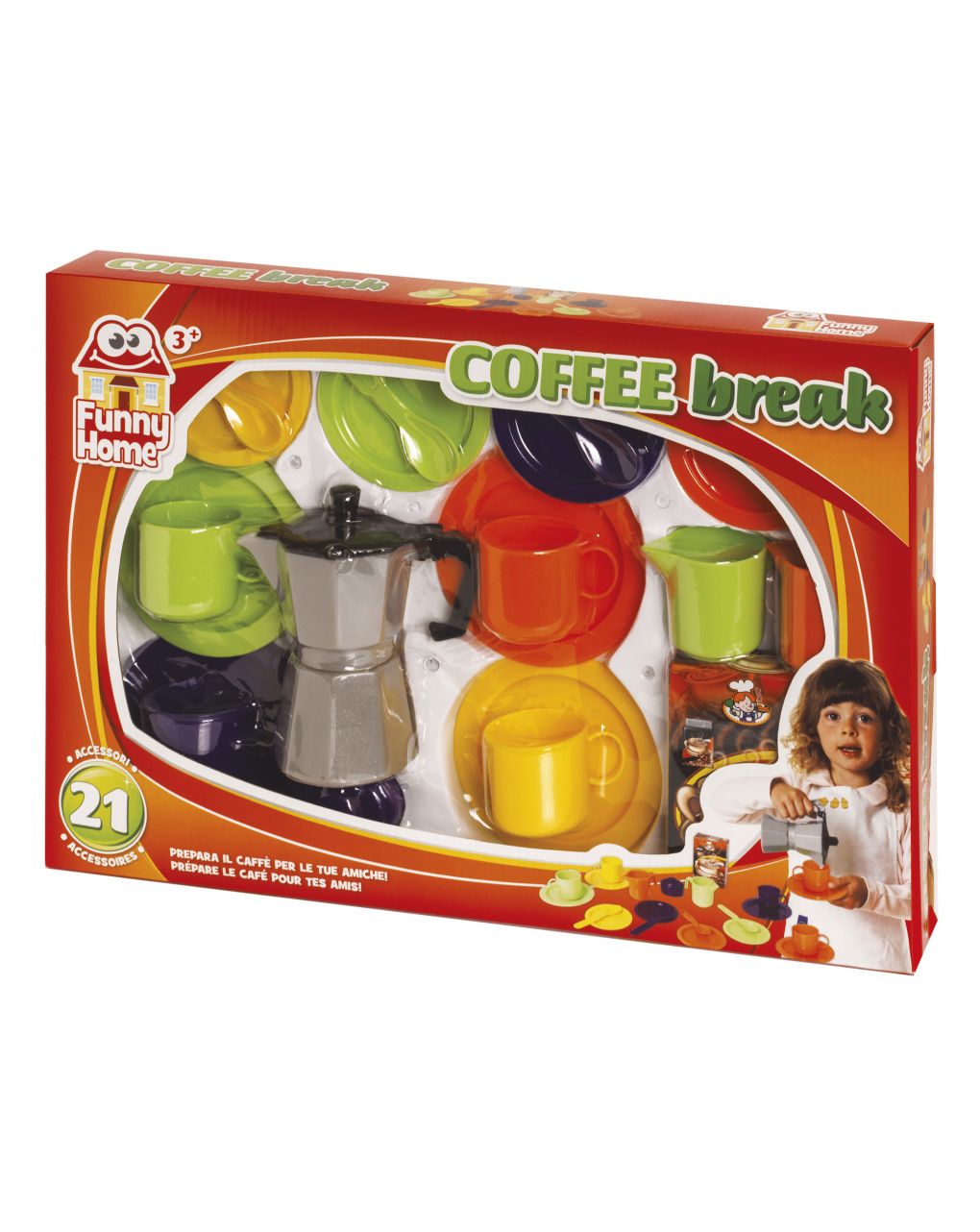 Funny home - set caffè 22 pz