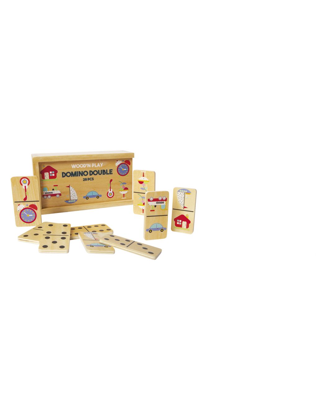Wood'n play - domino double face