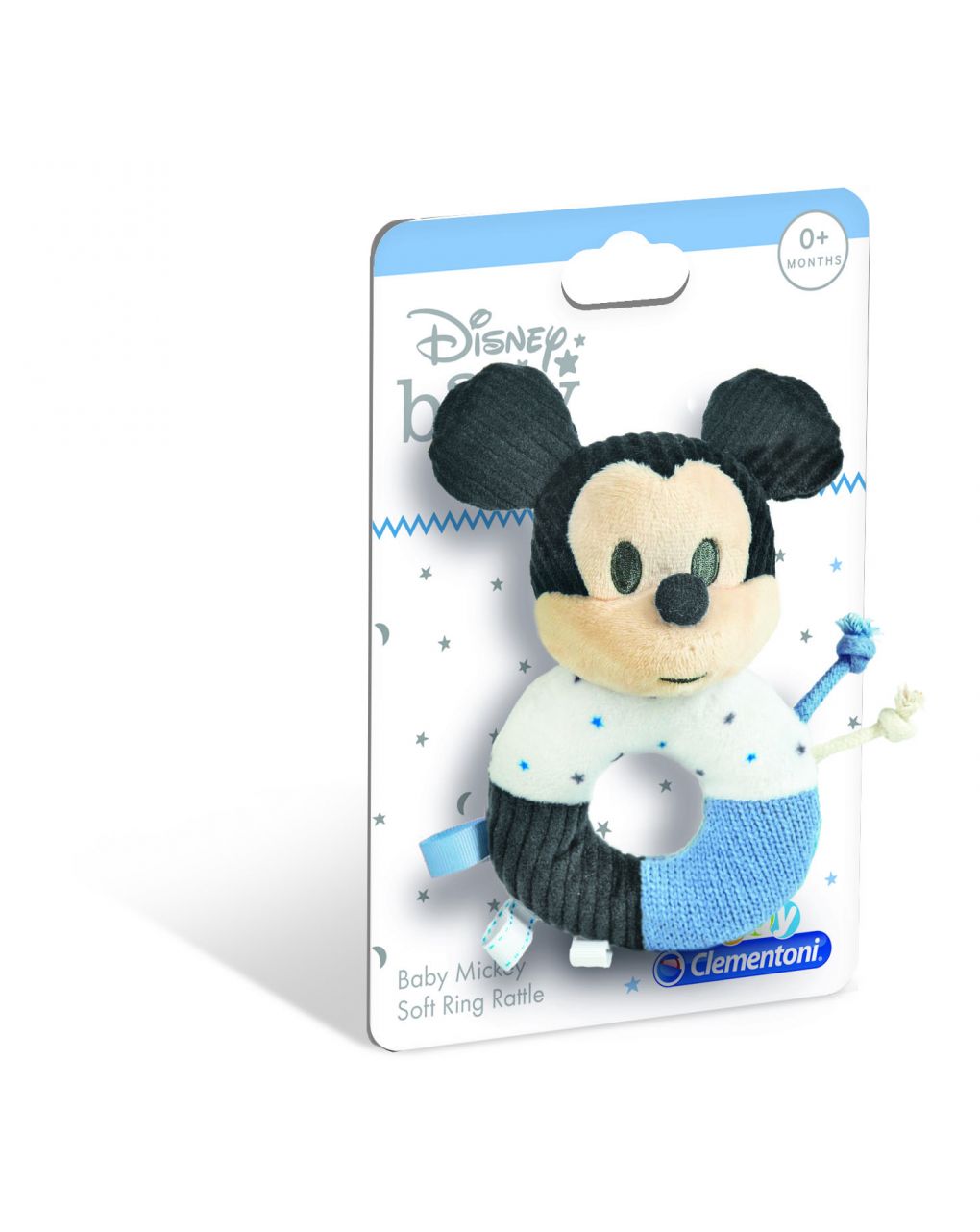 Disney baby - baby mickey morbido anello sonaglino