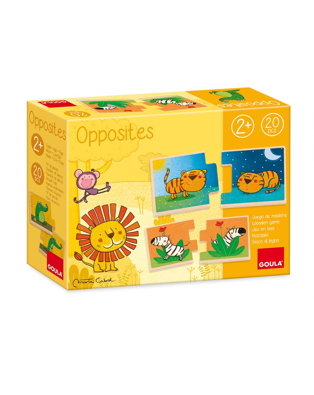 Goula - opposti. leo il re della giungla