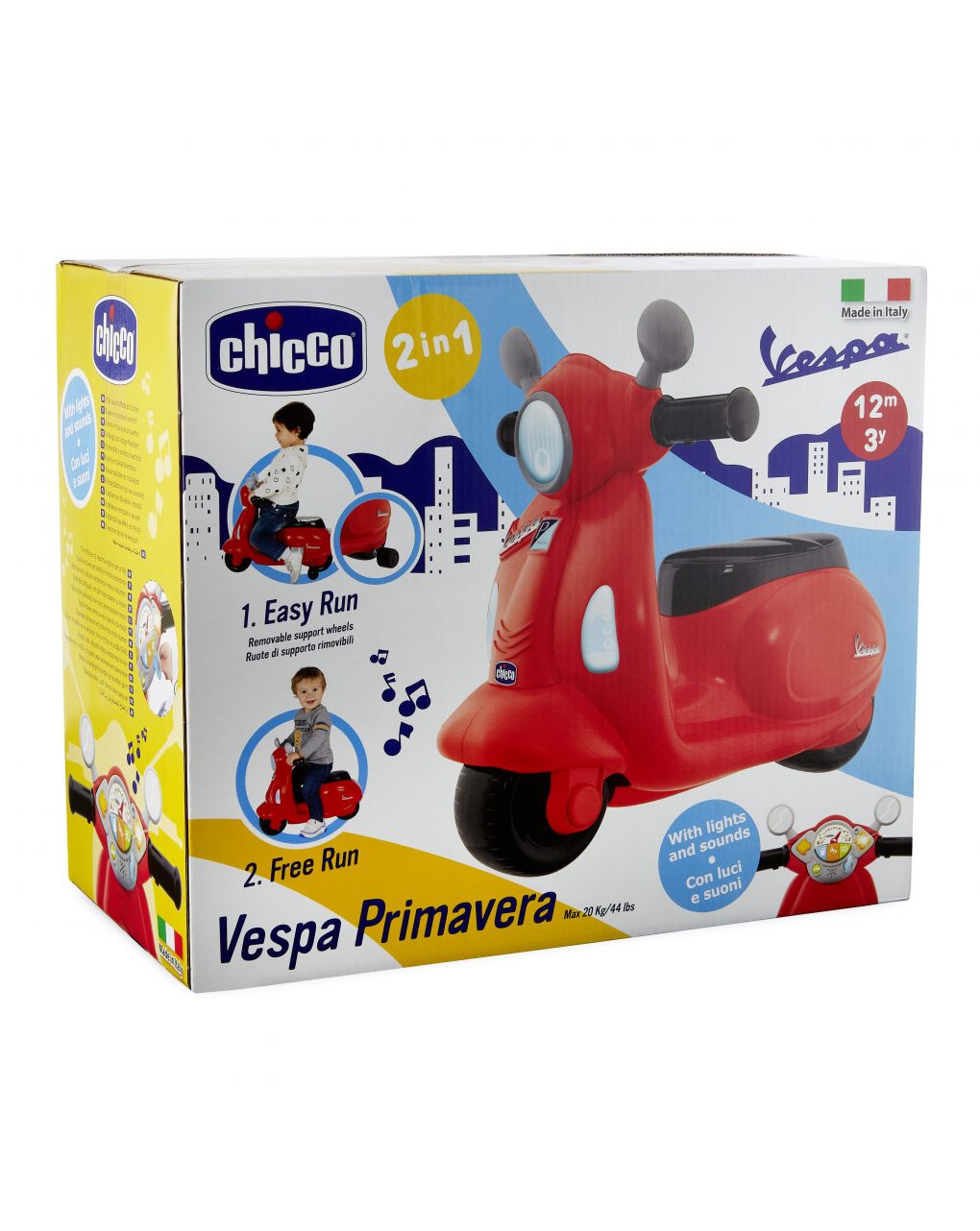 Chicco - cavalcabile vespa primavera rosso