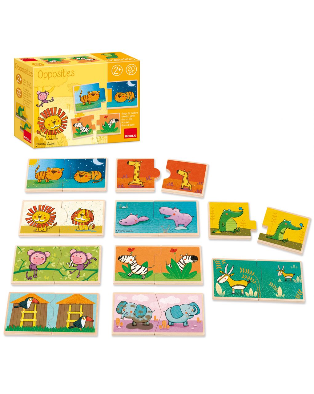 Goula - opposti. leo il re della giungla