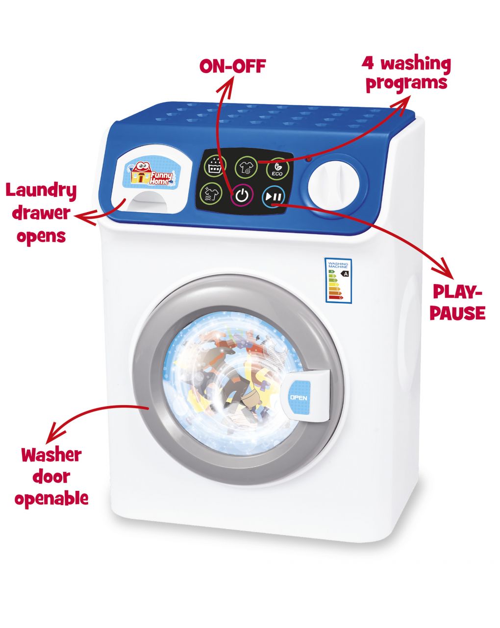 Funny home - lavanderia luci e suoni